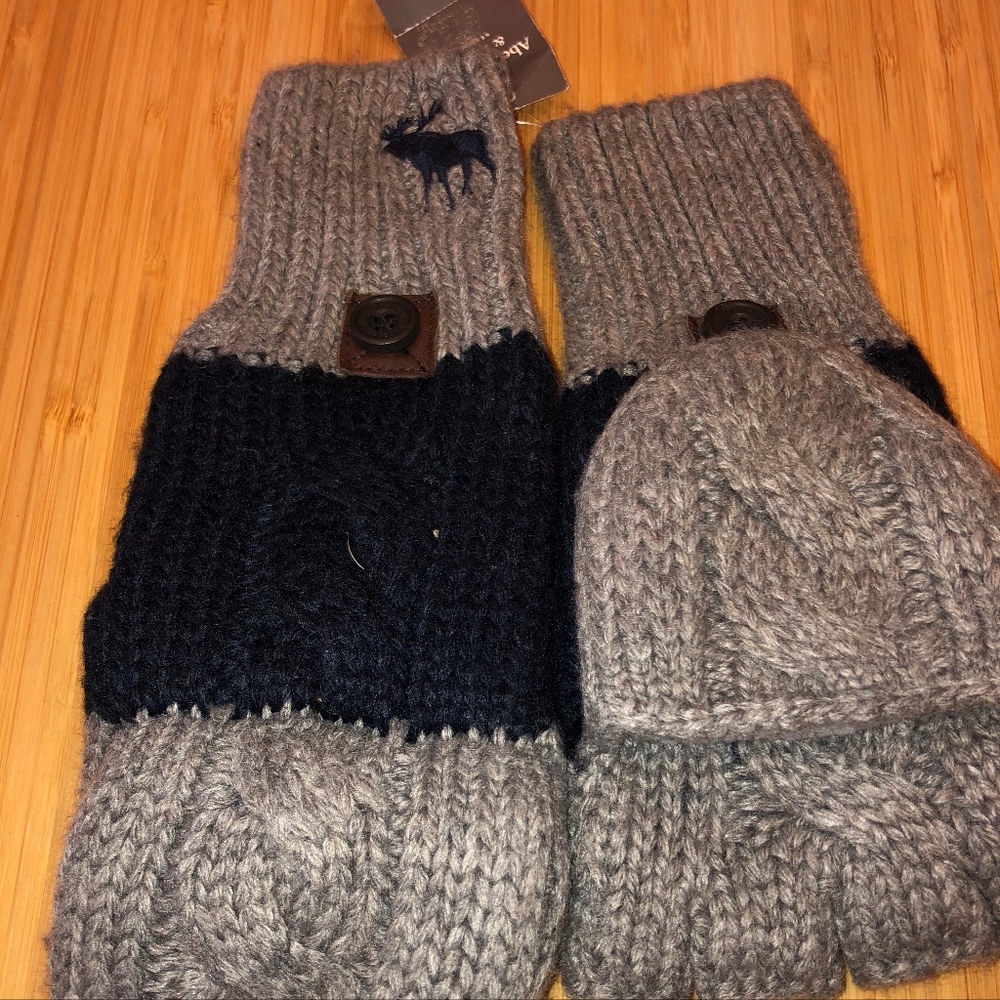 ABERCROMBIE & FITCH classic GLOVES MITTENS